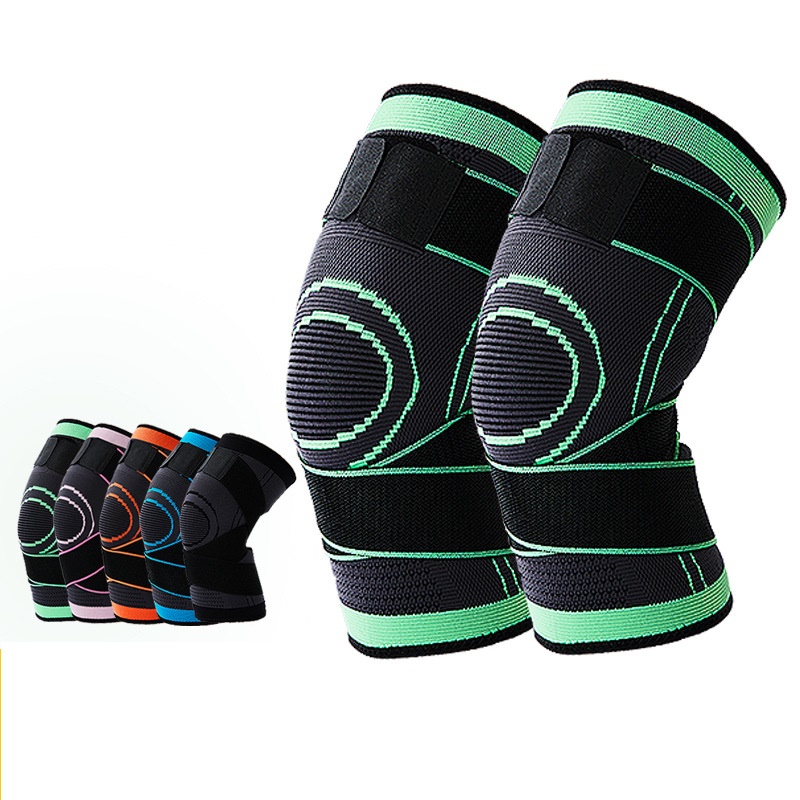 Set đệm bảo vệ đầu gối chống trượt thoáng khí dành cho nam và nữ chơi thể thao