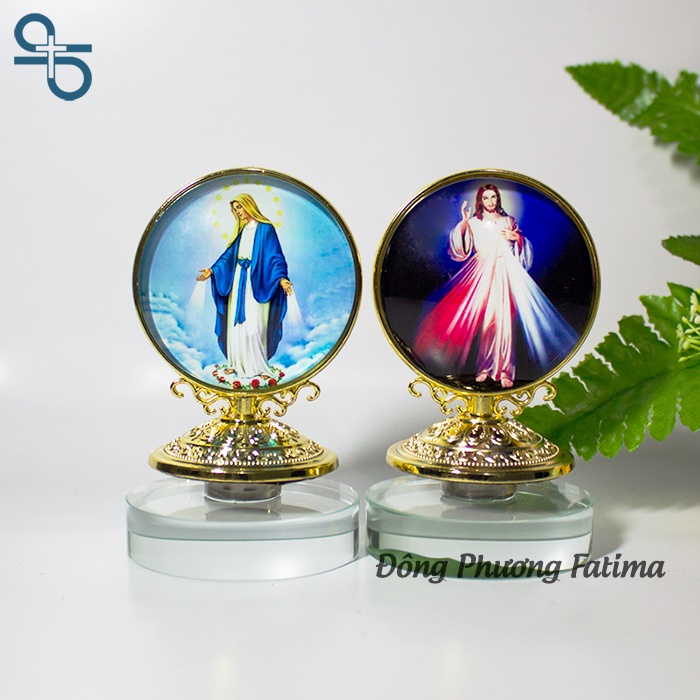 PHA LÊ TRANG TRÍ HÌNH TRÒN 2 MẶT CÓ ĐẾ