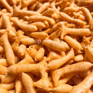 100g snack cá bim bim hình cá phồng giòn cay, date mới -b0m b0m