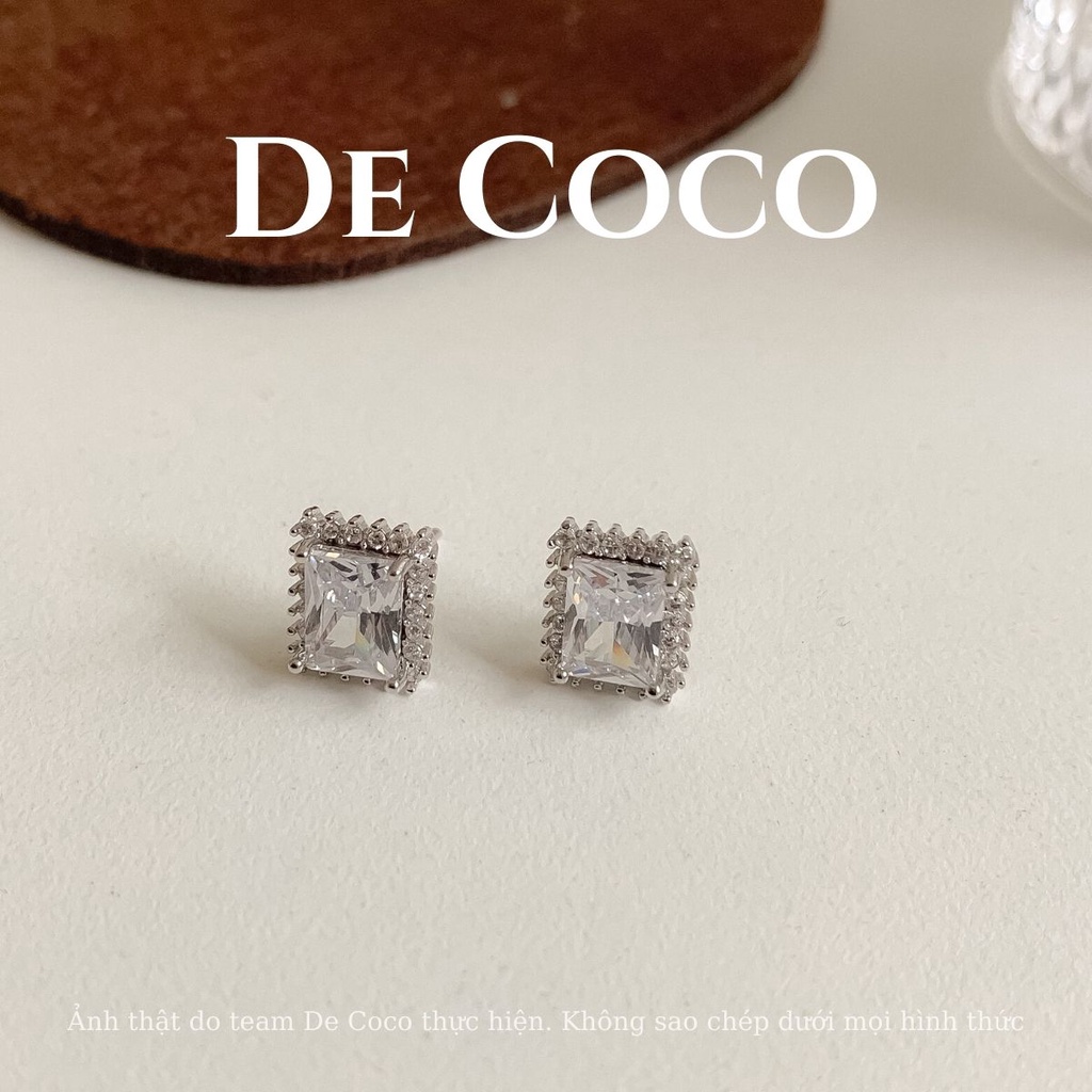 khuyên tai bông tai Emma earrings De Coco