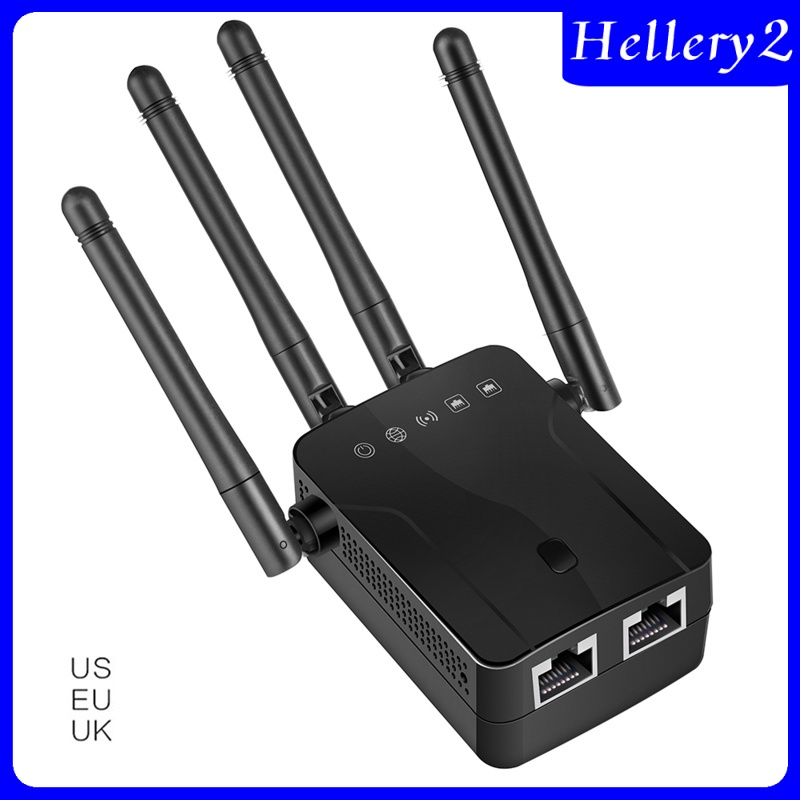 Bộ Khuếch Đại Tín Hiệu Wifi 4 Ăng Ten Phích Cắm Us Hellery2 | BigBuy360 - bigbuy360.vn
