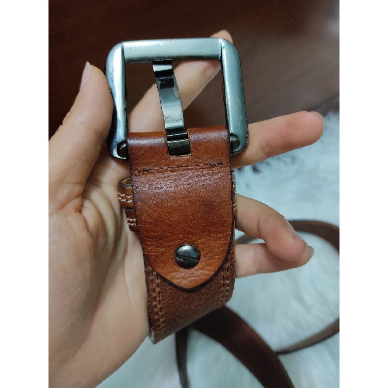 Dây lưng da thật bản 3,7cm