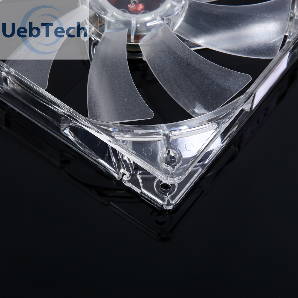 Quạt tản nhiệt CPU máy tính 120mm có 4 đèn LED 12cm