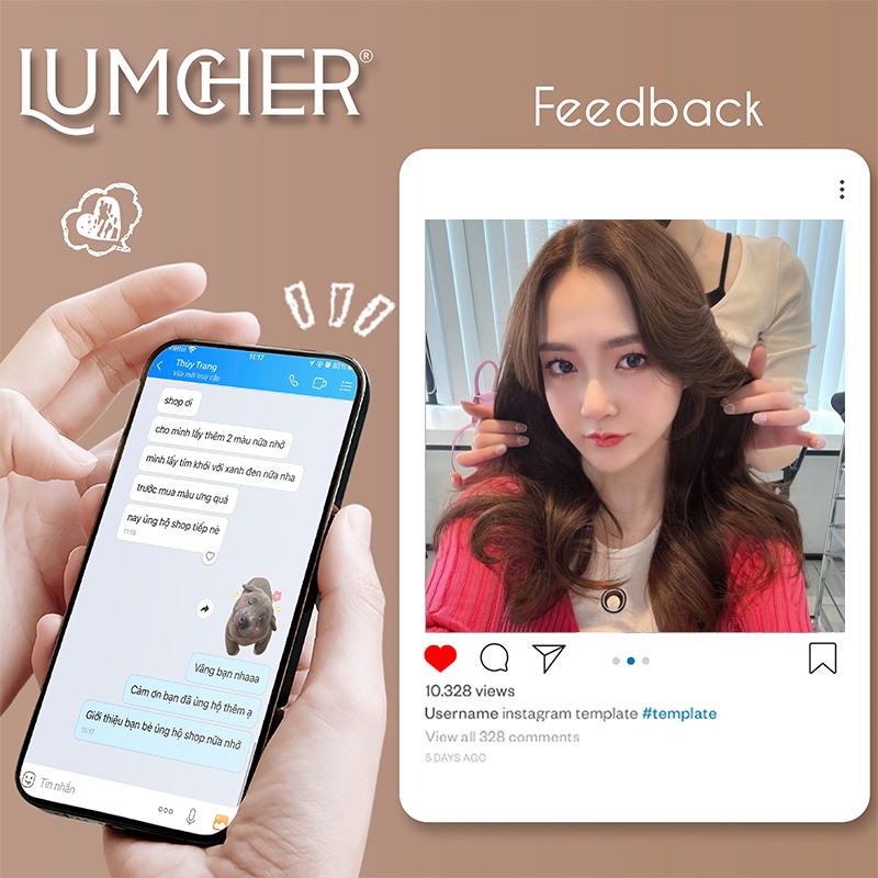 Thuốc nhuộm tóc Nâu Vàng tại nhà giá rẻ chính hãng Lumcher LC37