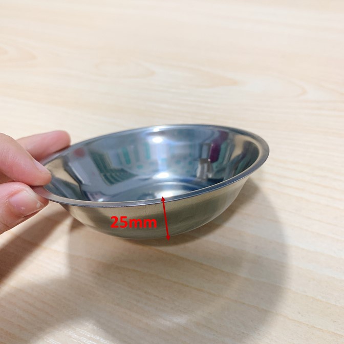 Chén inox 304 dùng trong y tế (chén số 2)