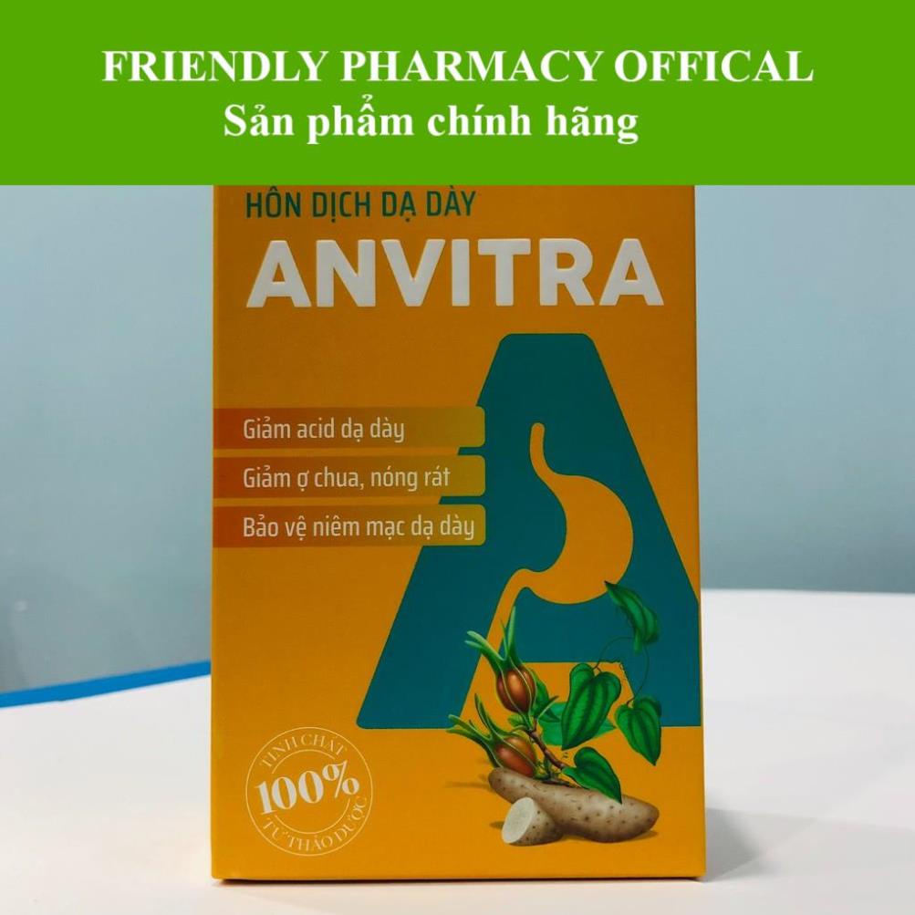 Anvitra – Hỗn dịch dạ dày giảm  đầy bụng, ợ hơi và các triệu chứng của dạ dày, giảm đau dạ dày