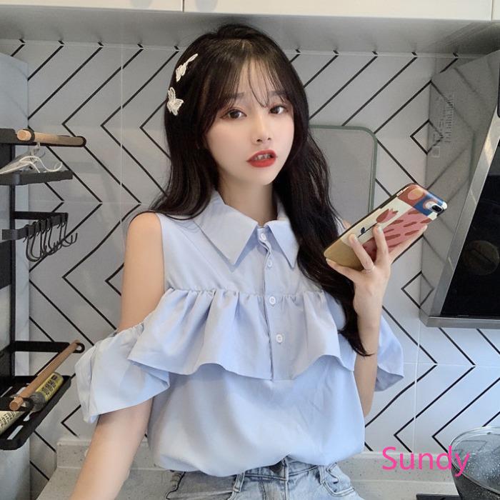 Áo Kiểu Búp Bê Hở Vai Thời Trang Mùa Hè Xinh Xắn Cho Nữ