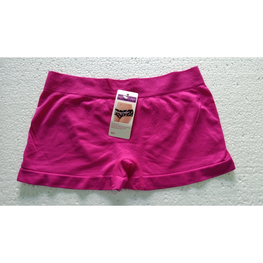 [40kg - 75kg] Combo 3 Cái Quần đùi short nữ Định Hình mặc trong váy Thun Lạnh 100% Poly Cotton thoáng mát ) Màu Đen