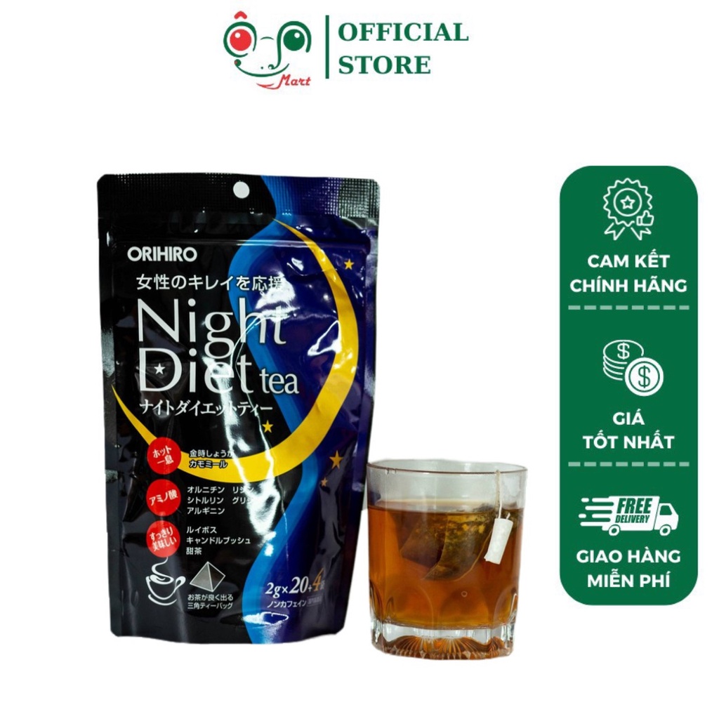 Trà giảm cân NIGHT DIET 24 gói (40/th)