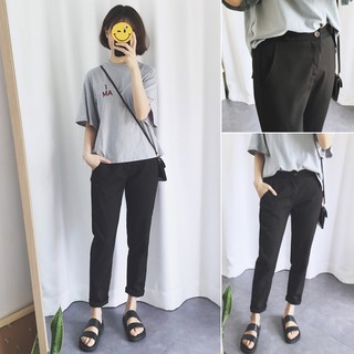 [Order] Quần đen baggy cạp chun