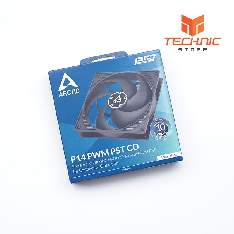 Quạt tản nhiệt Arctic P14 PWM PST CO Black/Black