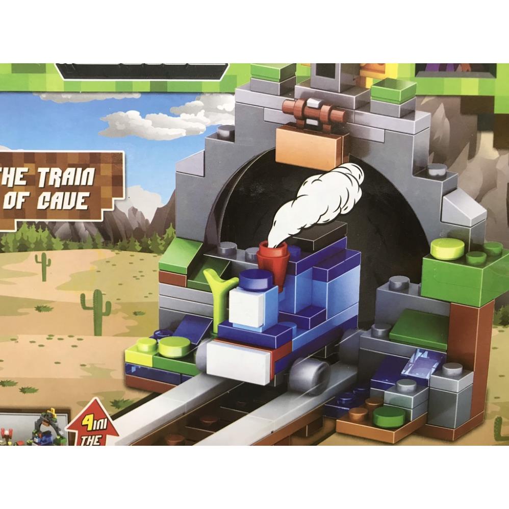 Lego Minecraft Gồm 103 Chi Tiết, Bộ Đồ Chơi Lắp Ráp Giúp Phát Triển Tư Duy, Sự Sáng Tạo Và Não Bộ Cho Trẻ