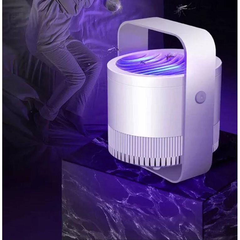 Đèn bắt muỗi mosquito killer lamp xoay 360 cao cấp, cảm ứng ánh sáng, quạt hút siêu mạnh