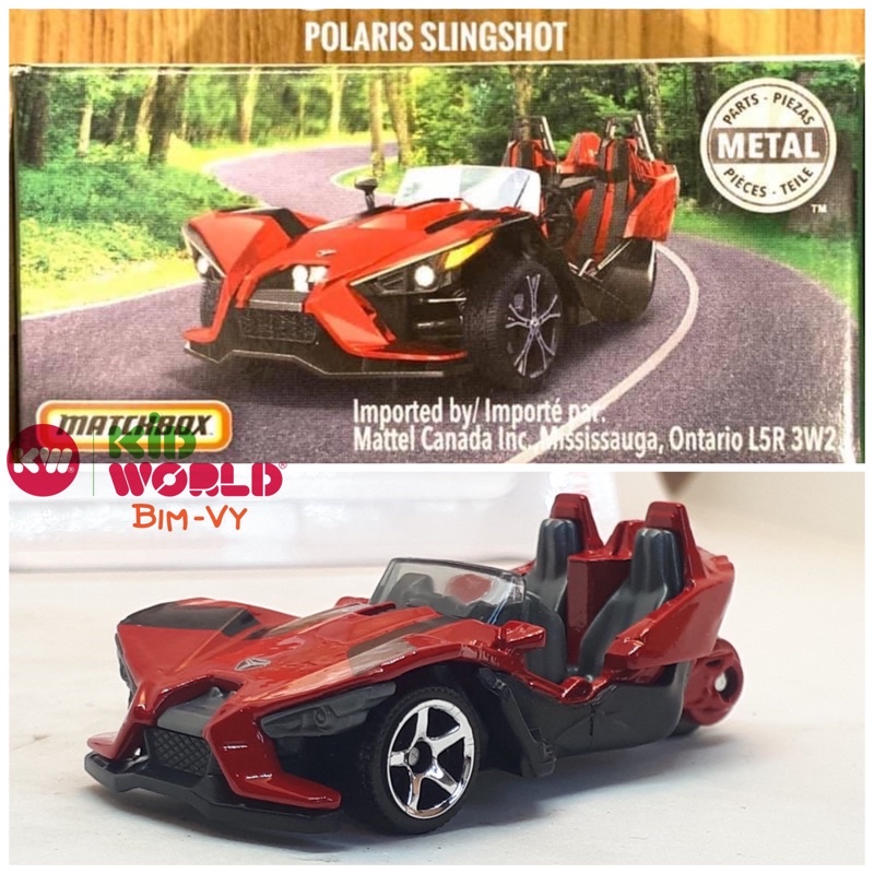 Xe mô hình Matchbox Box Polaris Slingshot 66/100. Tỷ lệ 1:64.