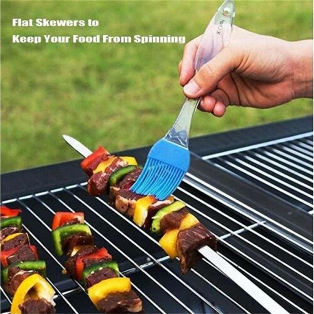 FAY Bộ 20 Xiên Nướng BBQ Bằng Kim Loại Chất Lượng