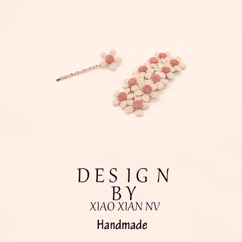 KẸP TÓC HÌNH HOA NHỎ DỄ THƯƠNG ĐƠN GIẢN PHONG CÁCH HÀN QUỐC CHO NỮ