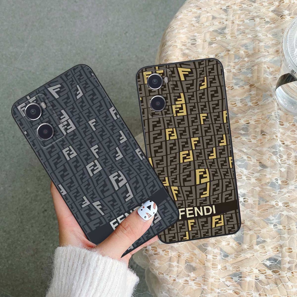 Ốp lưng điện thoại Oppo A96 fendy, búp bơ rì, kaws thời trang, vỏ ốp thời trang rẻ đẹp