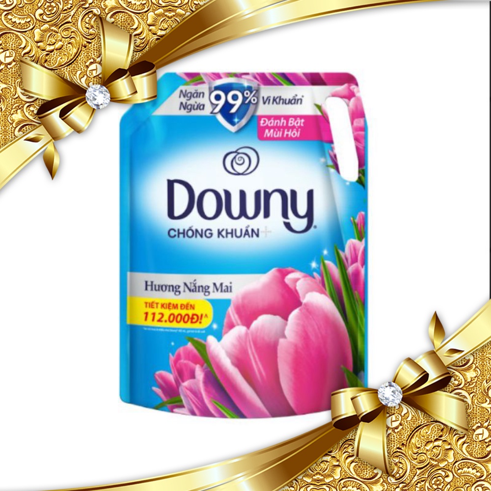 Nước Xả Vải Downy Hương Nắng Mai Túi 2,2l.