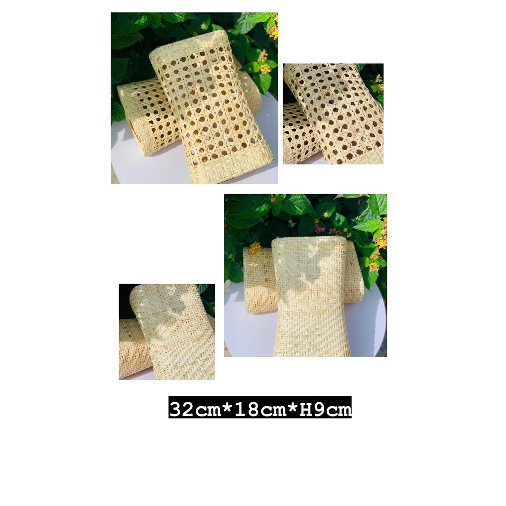 Gối Mây Tự Nhiên Và Sợi Nhựa Giả Mây Đan Thủ Công Tỉ Mỉ, Tinh Tế, An Toàn / Dùng Cho Gia Đình, Khách Sạn, Homestay
