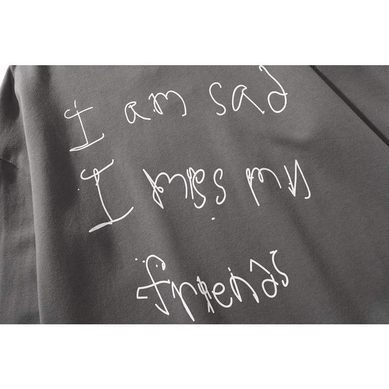 Gallery Áo sweater Cổ Tròn In Chữ handwritten Cổ Điển Đơn Giản Thoải Mái Mùa Thu
