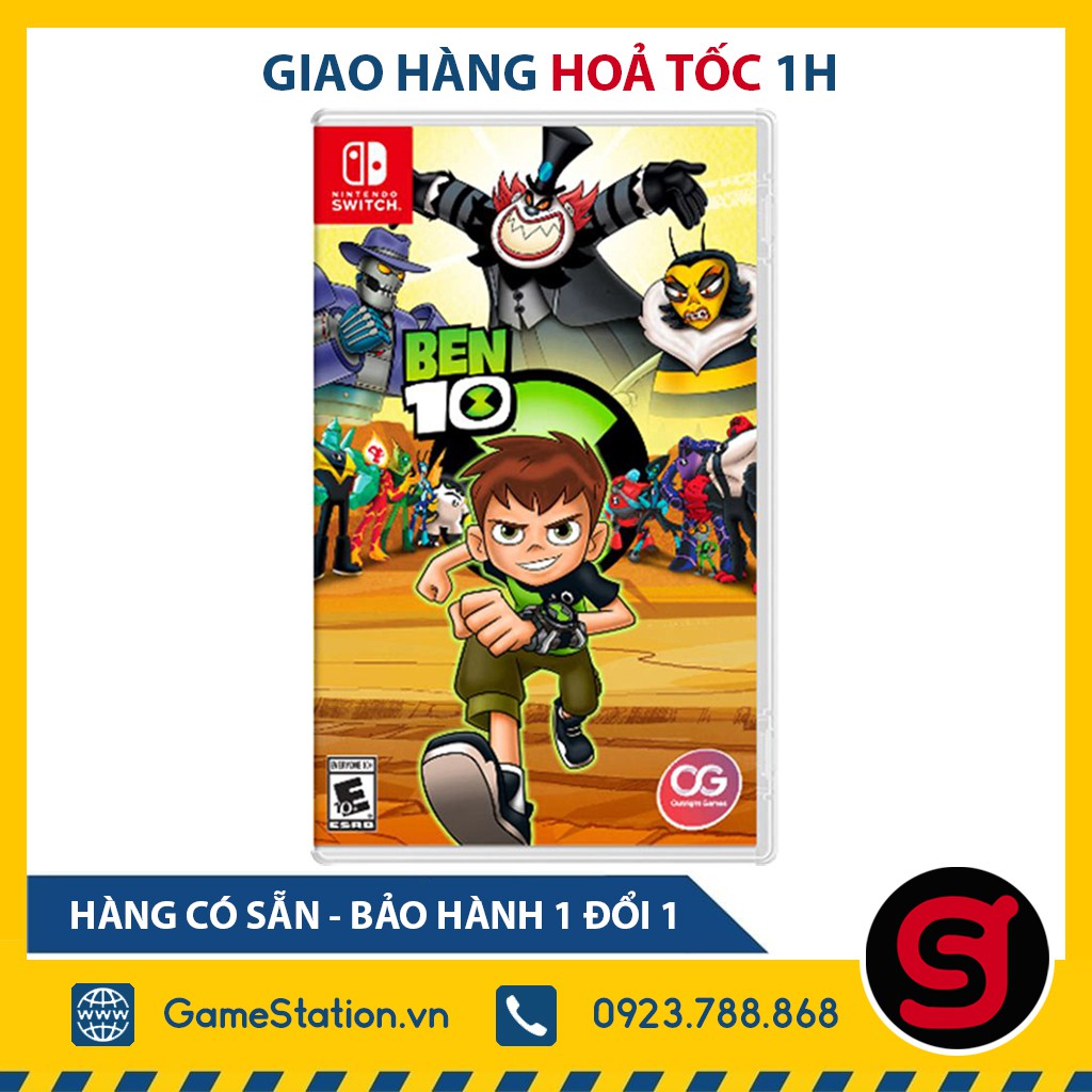 Game Ben 10 - Cho Máy Nintendo Switch