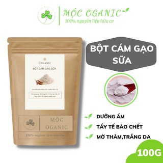 Bột cám gạo hữu cơ Mộc Oganic nguyên chất 100% Organic 100G