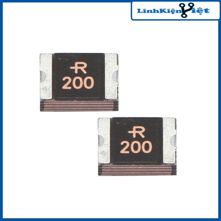 Cầu chì dán 1812 8V 2A, cầu chì tự phục hồi SMD bảo vệ quá dòng