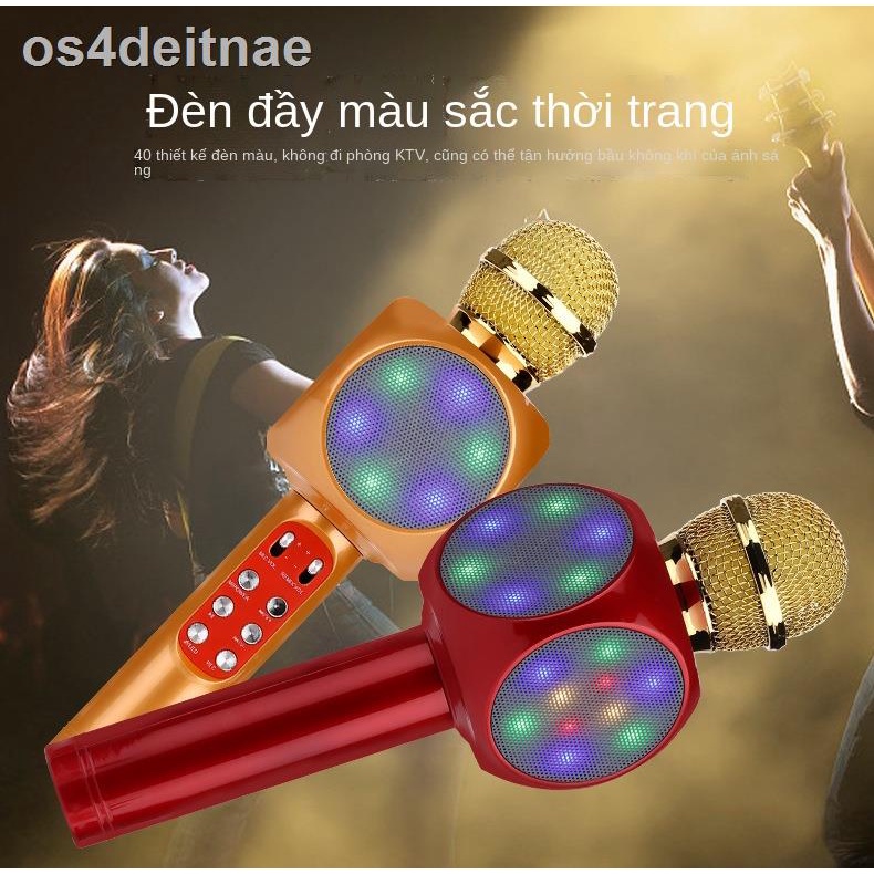 Micro điện thoại di động karaoke quốc gia tạo tác không dây bluetooth nhà trẻ em riêng âm thanh