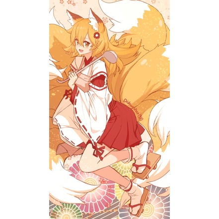 Tranh ảnh treo sewayaki kitsune no senko-san 3-6 tấm khác nhau/ poster senko -san