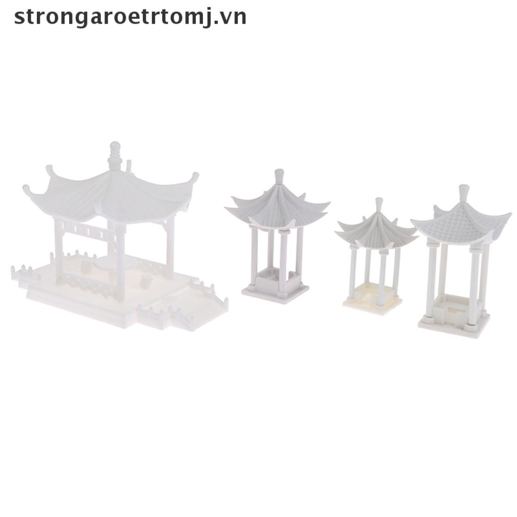 Mô Hình Ngôi Nhà Búp Bê Mini Màu Trắng Dùng Trang Trí Nhà Cửa | BigBuy360 - bigbuy360.vn