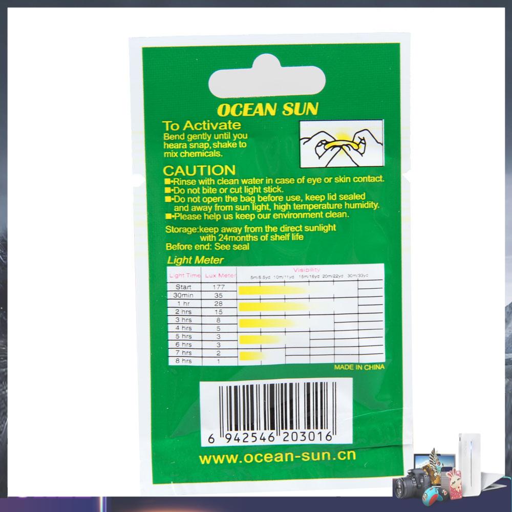 50 Que Đèn Dạ Quang Gắn Phao Nổi Câu Cá 25mm/37mm