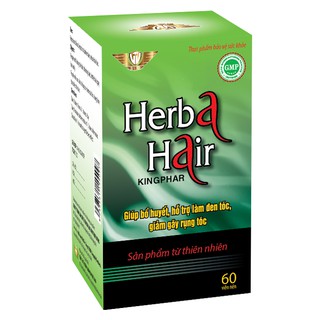 Herbal hair kingphar - giảm rụng tóc, kích thích mọc tóc, hỗ trợ làm đen tóc