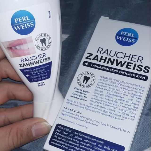 Kem đánh răng Perl Weiss - Ngọc Trai (Đặc biệt dành cho người hút thuốc)