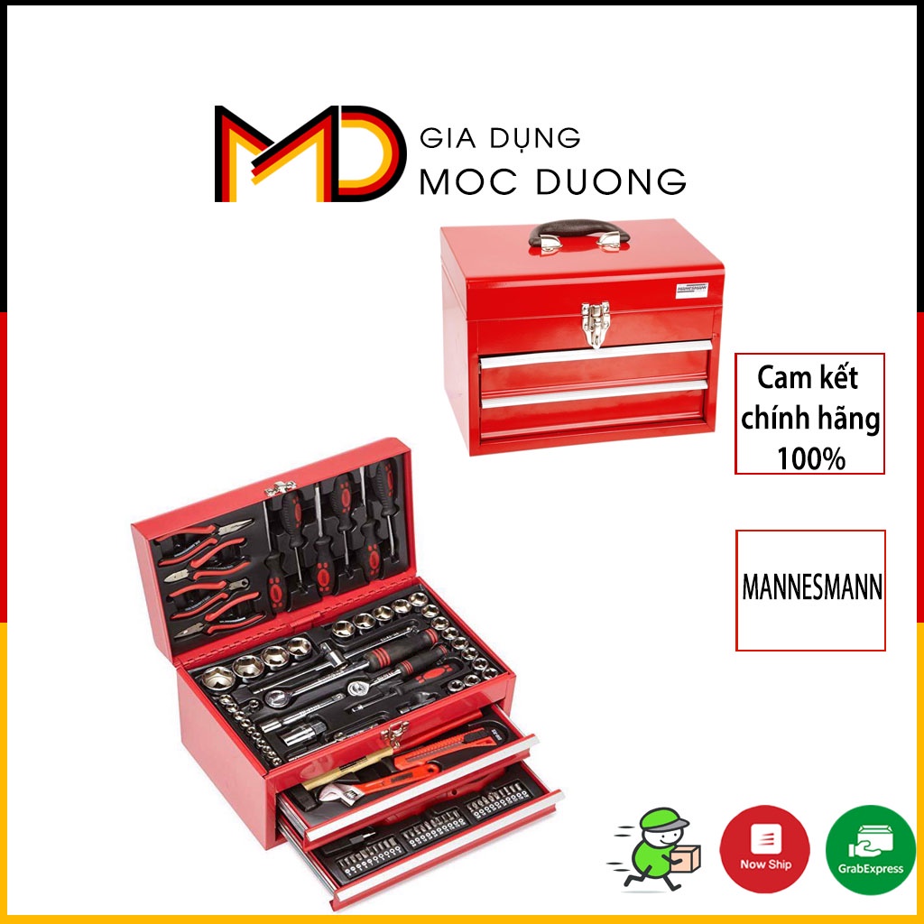 Bộ dụng cụ cơ khí Mannesmann M29066 155 món