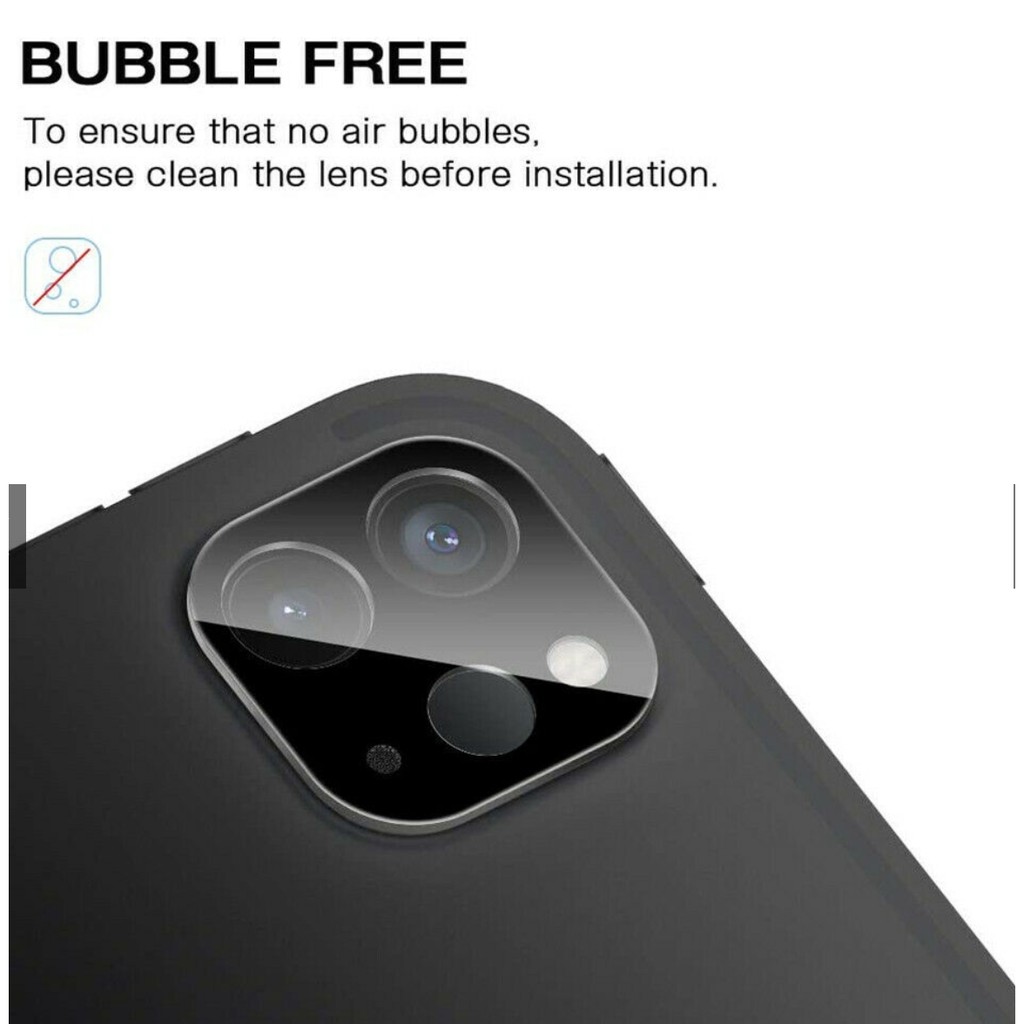 Dán kính cường lực camera iPad Pro 11 / 12.9, iPhone 11, 11 Pro Max chống vỡ, trầy xước - Loại cao cấp (AD04)