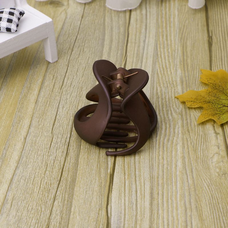 Kẹp Tóc Càng Cua Bằng Acrylic Màu Trơn Thời Trang Cho Nữ YOUYO