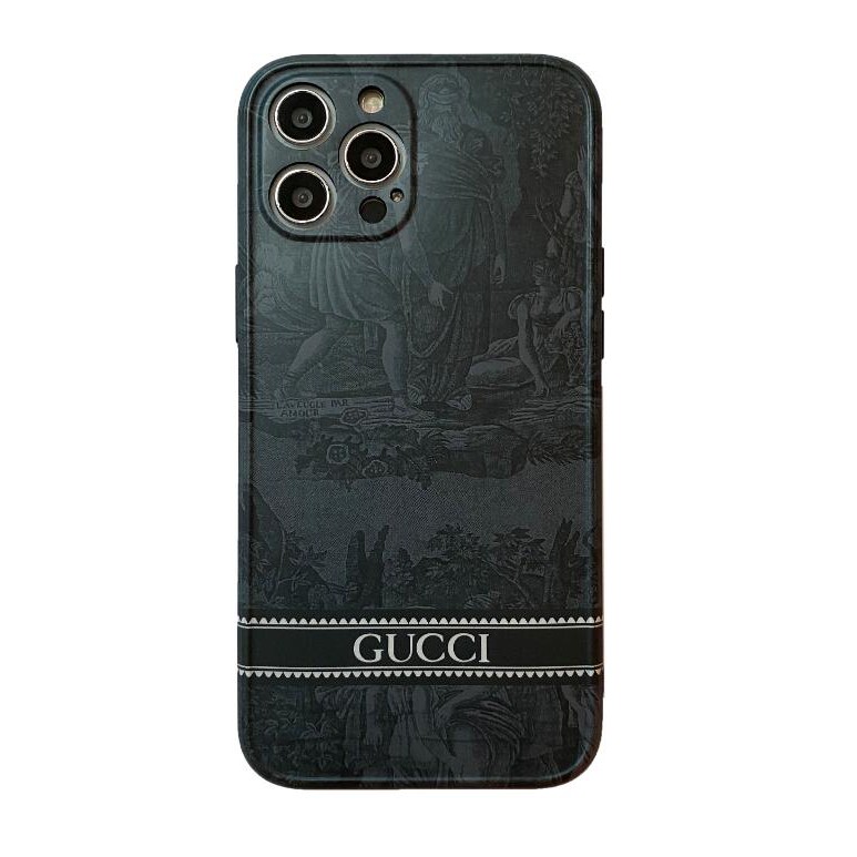 Ốp Điện Thoại Mềm Họa Tiết Gucci Cho iPhone7 / 8 / se2 7Plus / 8plus iPhonex / xs Xsmax 11 11Pro 11Promax 12 12Mini 12Pro 12Promax