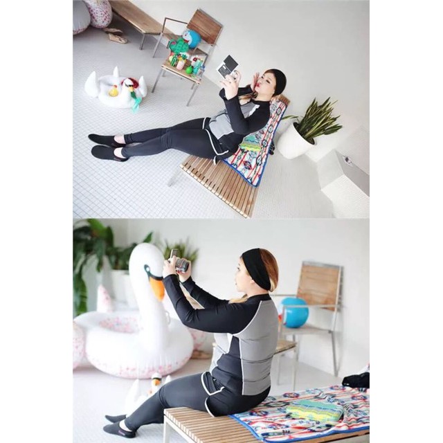 [BIG SIZE] Set đồ bơi tay dài nam nữ khoá kéo xịn | BigBuy360 - bigbuy360.vn