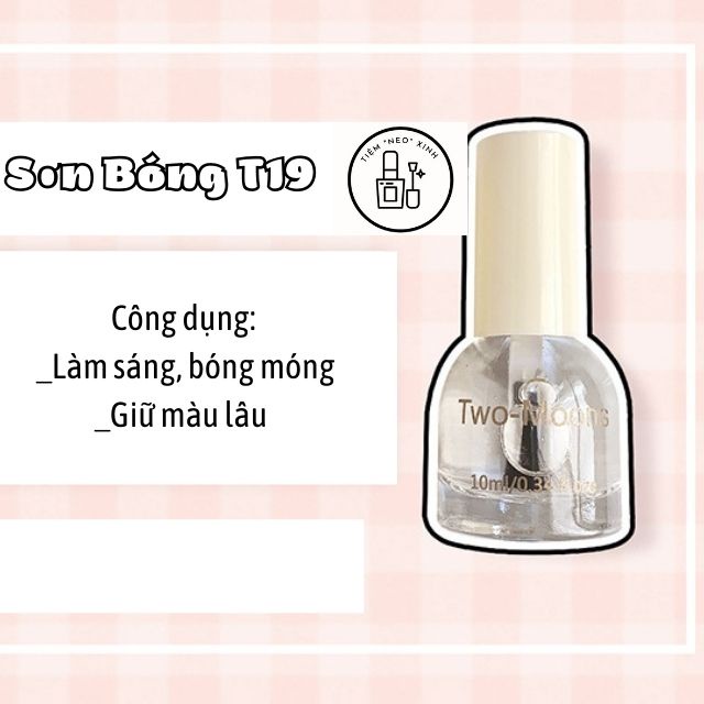 Sơn Móng Tay Twomoons Bóng, Dưỡng Cao Cấp - Neosxinh Nails