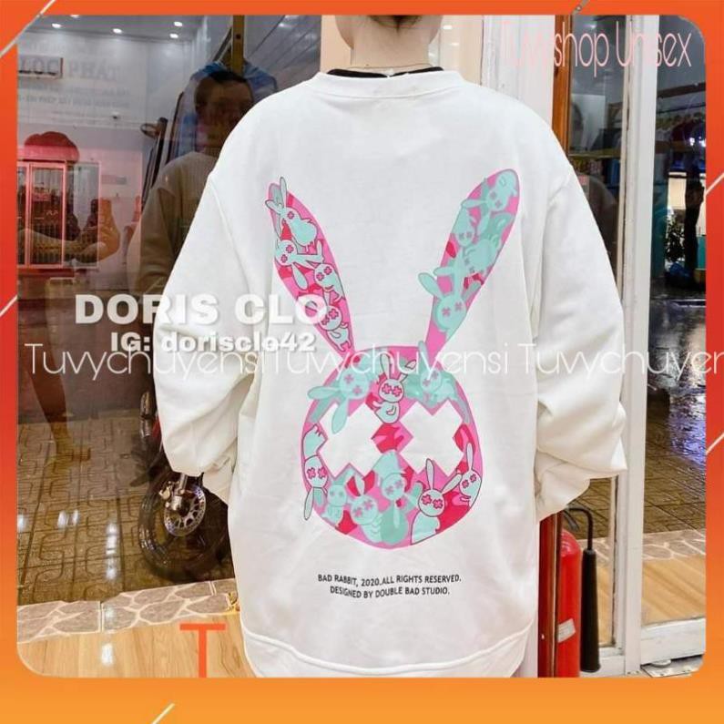 áo nỉ thỏ bad rabit x bo gấu TTU877