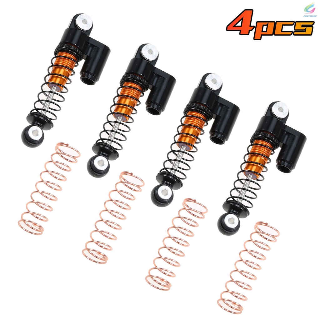 Set 4 Lò Xo Giảm Sốc Bằng Hợp Kim Nhôm Cho Xe Điều Khiển Từ Xa Axial Scx24 Axi90081 Axi00001 Axi00002 Rc 1: 24