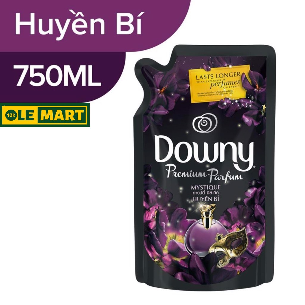 Túi nước xả vải Downy hương nước hoa Huyền Bí 750ml