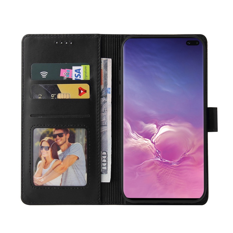 Bao Da Điện Thoại Pu Mềm Dạng Ví Nắp Lật Cho Samsung Galaxy S10 Plus S9 Plus S8 Plus S20 FE 5G S9+ S8+ Note 10+ A04 A04S Ốp