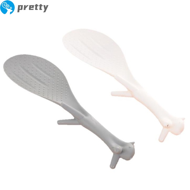 Muỗng múc cơm chống dính hình chú sóc dễ thương tùy chọn màu sắc