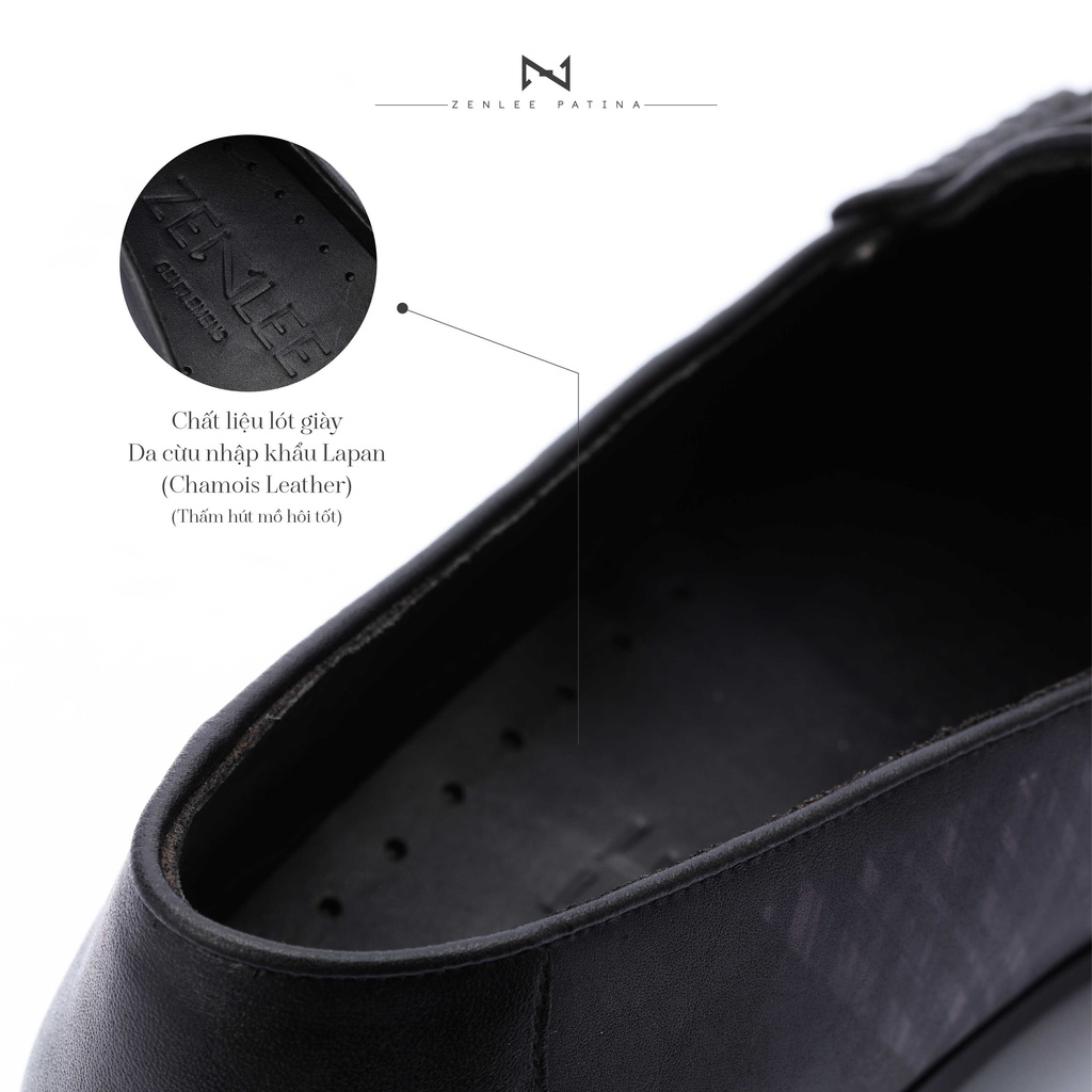 Giày lười thủ công ZENLEE PATINA LPC01X