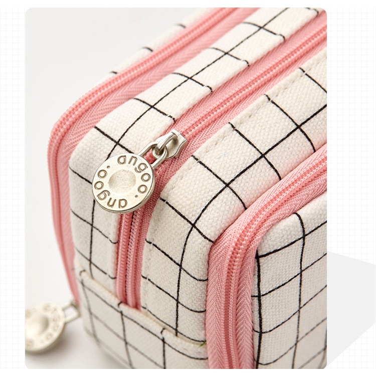 Túi đựng bút bằng vải Canvas nhiều ngăn đa năng sáng tạo