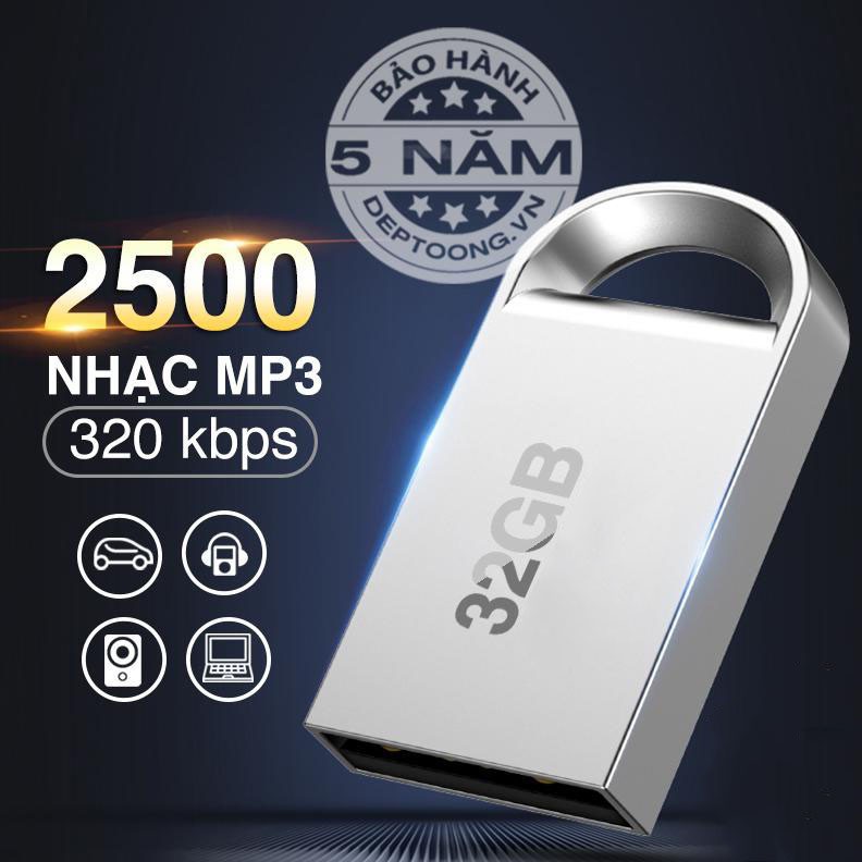 USB 32GB nghe nhạc cực chất cho xe ô tô, xe hơi