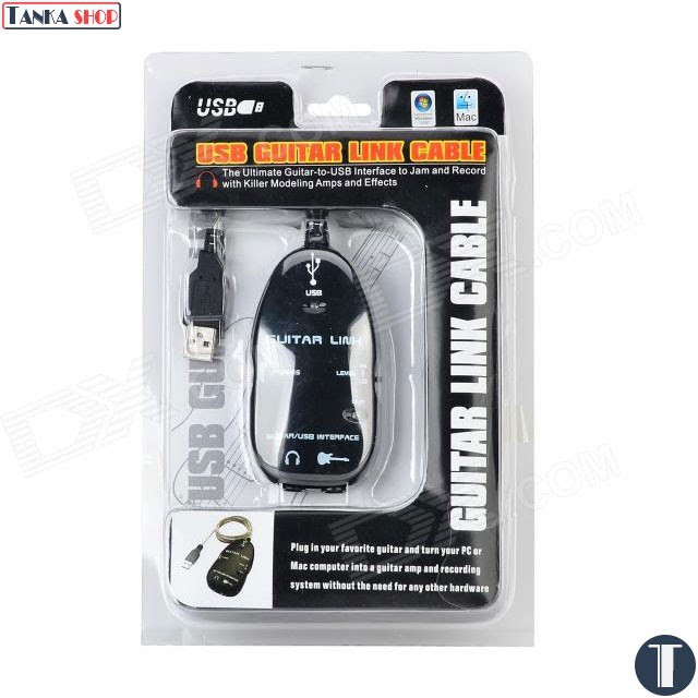 Cable USB Guitar Link kết nối đàn guitar với máy tính để thu âm.