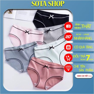 Combo Quần lót nữ Muji xuất nhật mỗi quần 1 túi zip