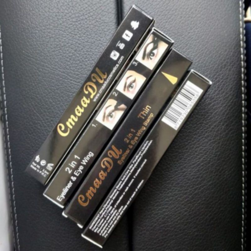 Bút kẻ mắt 2 đầu CMAADU 1 đầu vẽ đuôi mắt tiện lợi | BigBuy360 - bigbuy360.vn